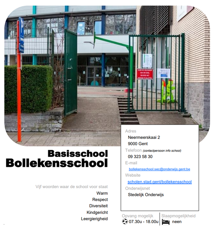 Basisschool Bollekensschool - lager