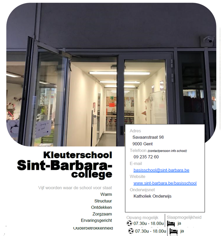Sint-Barbaracollege Savaanstraat 98