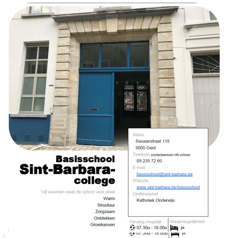 Sint-Barbaracollege Savaanstraat 118