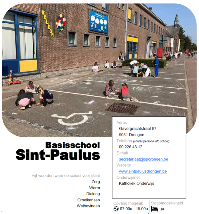  VBS Sint-Paulus Drongen Vrije Basisschool
