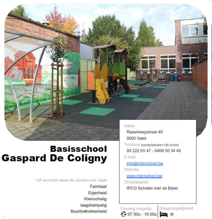 VBS School met De Bijbel De Gaspard