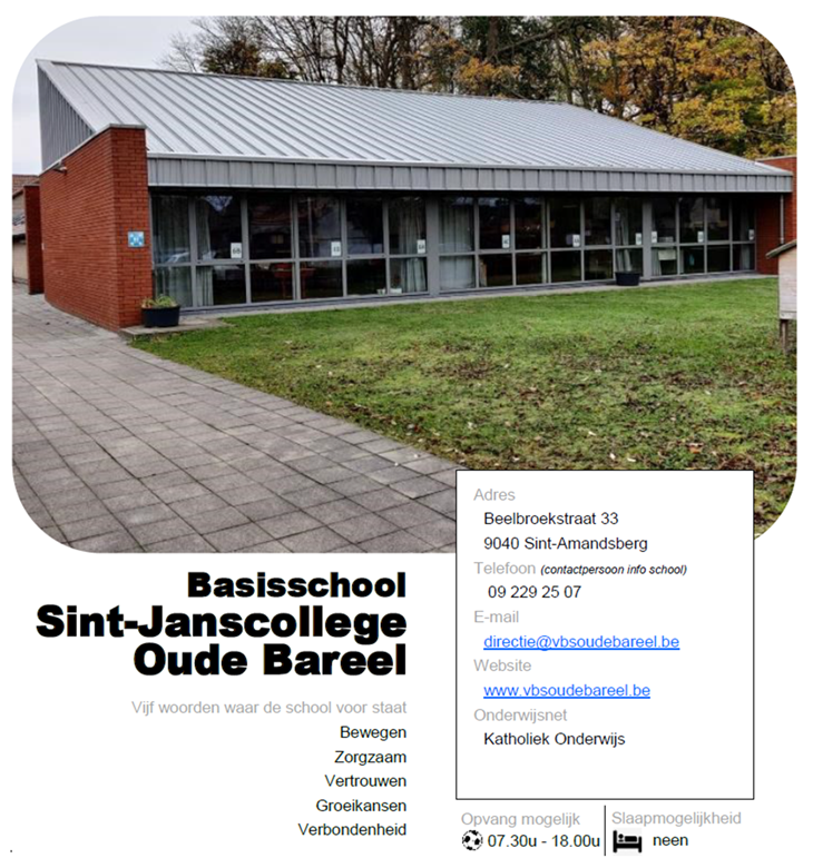 Sint-janscollege Oude Bareel Beelbroekstraat