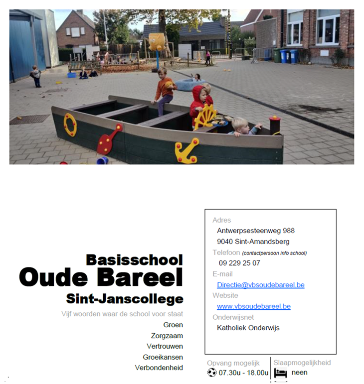 VBS Sint-Janscollege - Oude Bareel Antwerpsesteenweg