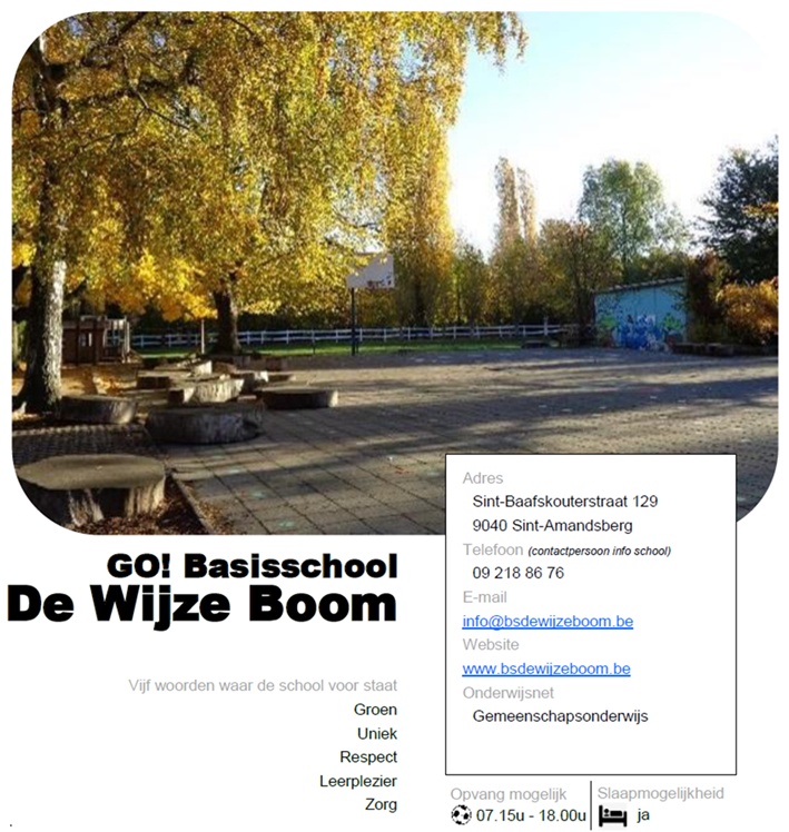 GO! BS De Wijze Boom