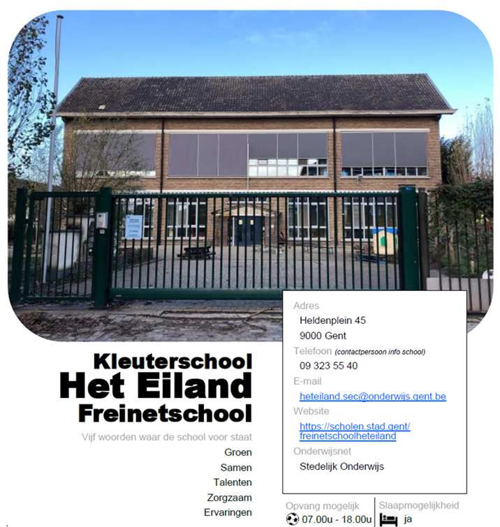 VBS Freinetschool Het Eiland (kleuter)