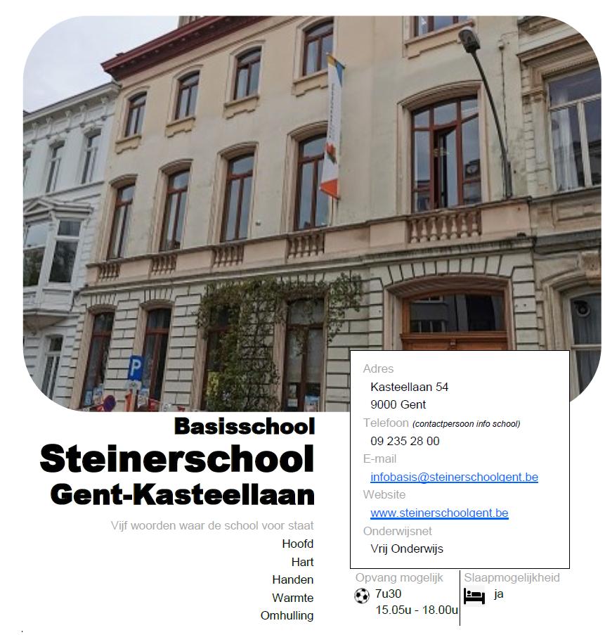 VBS Steinerschool Gent-Kasteellaan
